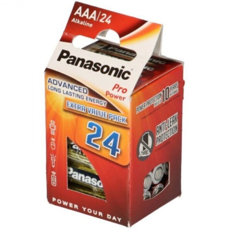 PANASONIC – PRO POWER PILA ALCALINA AAA LR03 PACK*24
