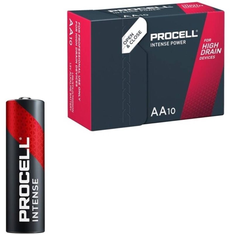 PROCELL – INTENSE POWER ALCALINA LR6 AA 1,5V CAJA*10