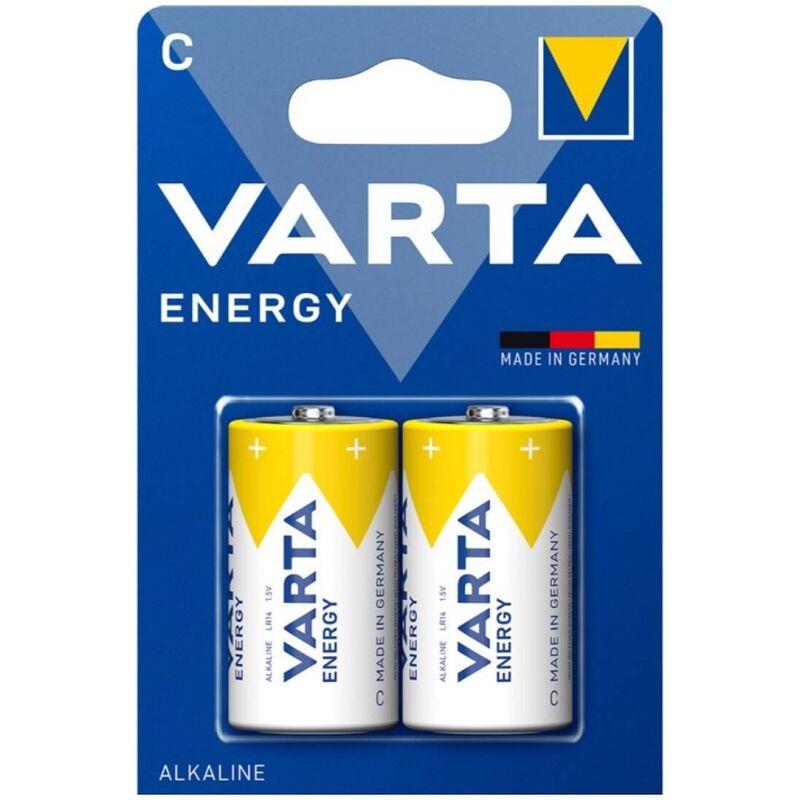VARTA – ENERGY PILA ALCALINA C LR14 BLISTER*2