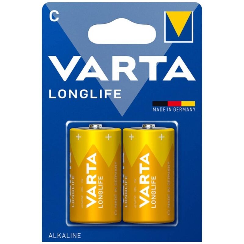 VARTA – LONGLIFE PILA ALCALINA C LR14 BLISTER*2