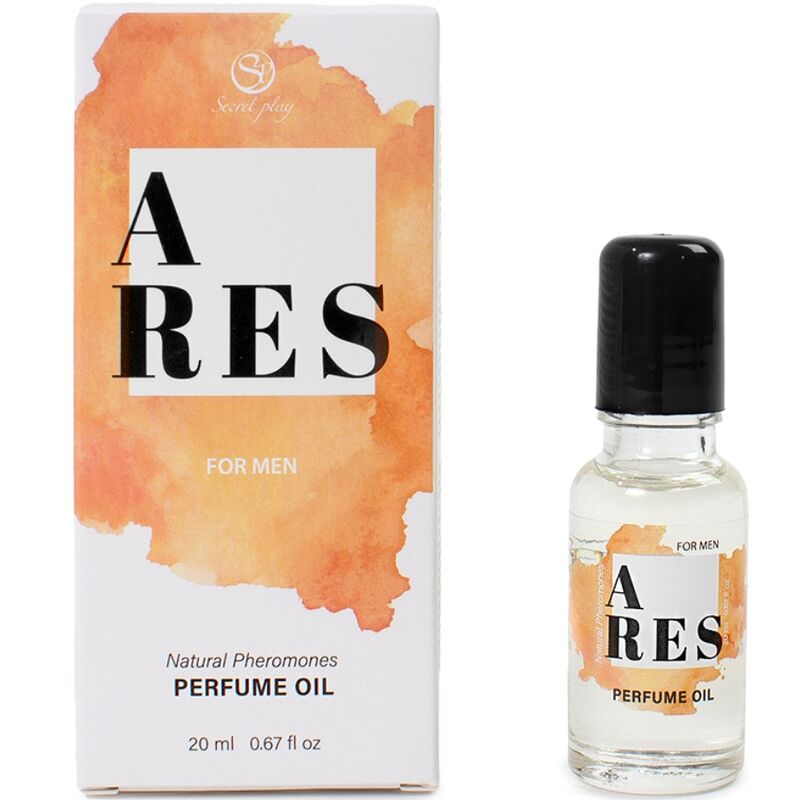 SECRETPLAY – ARES PERFUME NATURAL FEROMONAS EN ACEITE PARA HOMBRE 20 ML