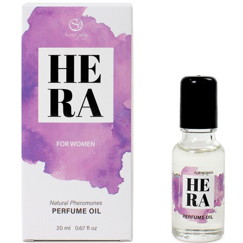 SECRETPLAY – HERA PERFUME NATURAL FEROMONAS EN ACEITE PARA MUJER 20 ML