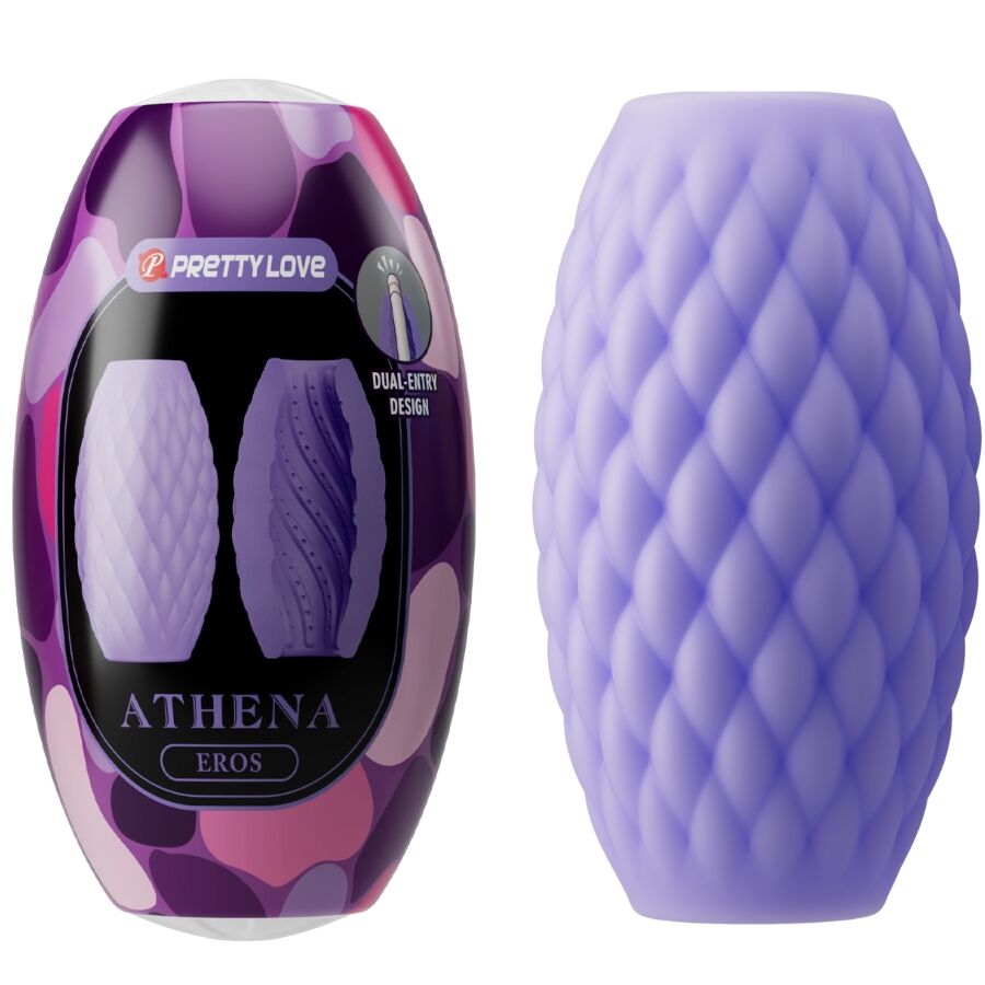 PRETTY LOVE – ATHENA EROS MASTURBADOR MASCULINO SILICONA MORADO