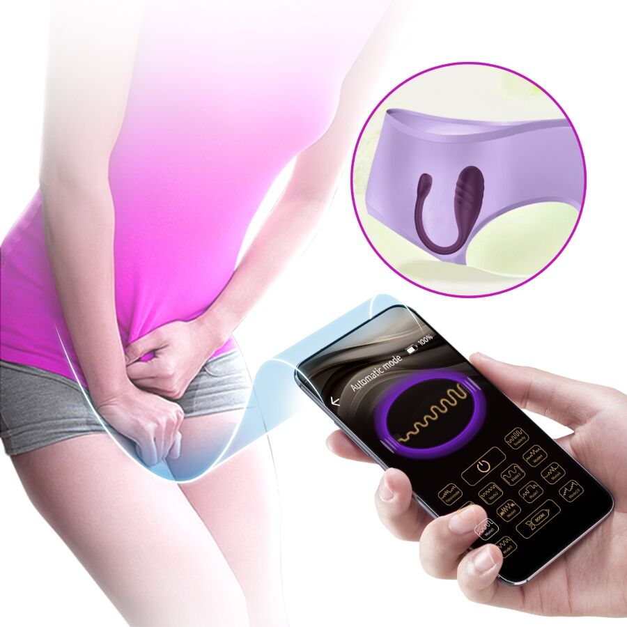 PRETTY LOVE - LEVIATHAN VIBRADOR CONTROLADO POR APP MORADO - Imagen 15