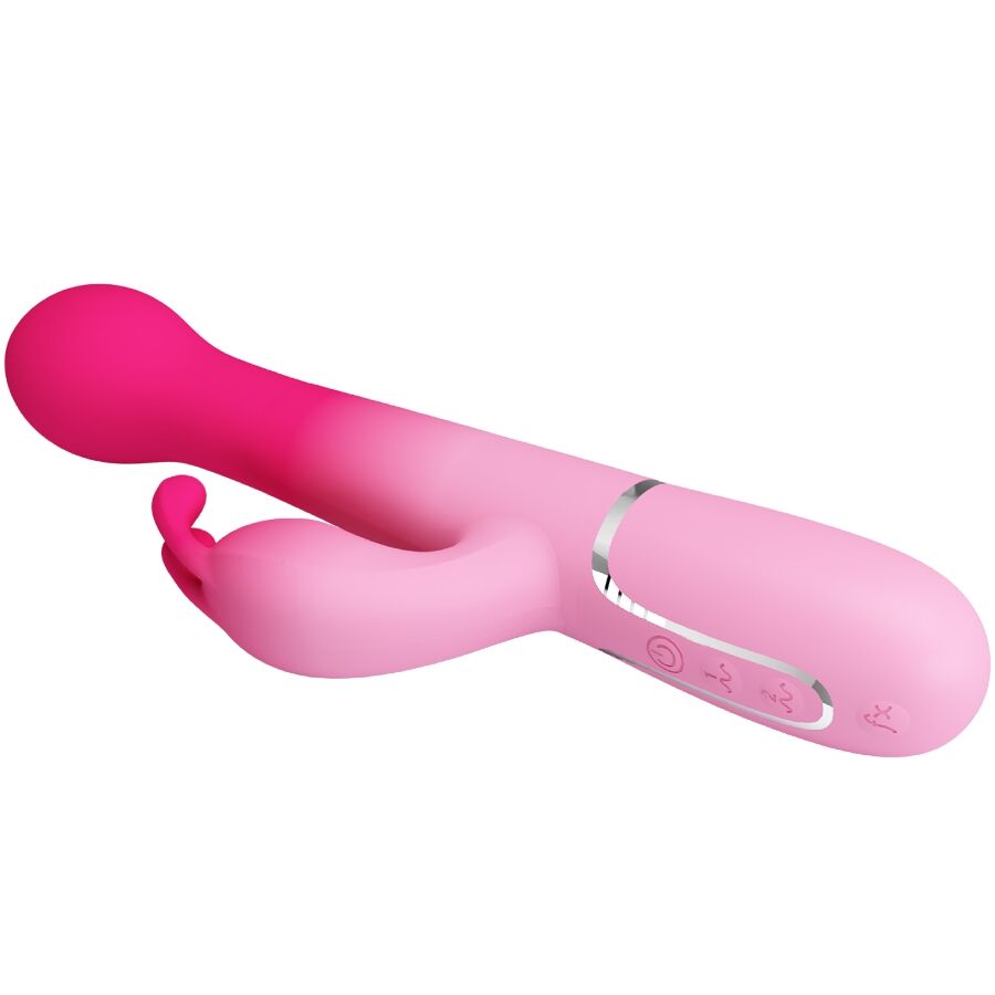 PRETTY LOVE - DEJON VIBRADOR RABBIT 3 EN 1 MULTIFUNCIÓN ROSA - Imagen 6