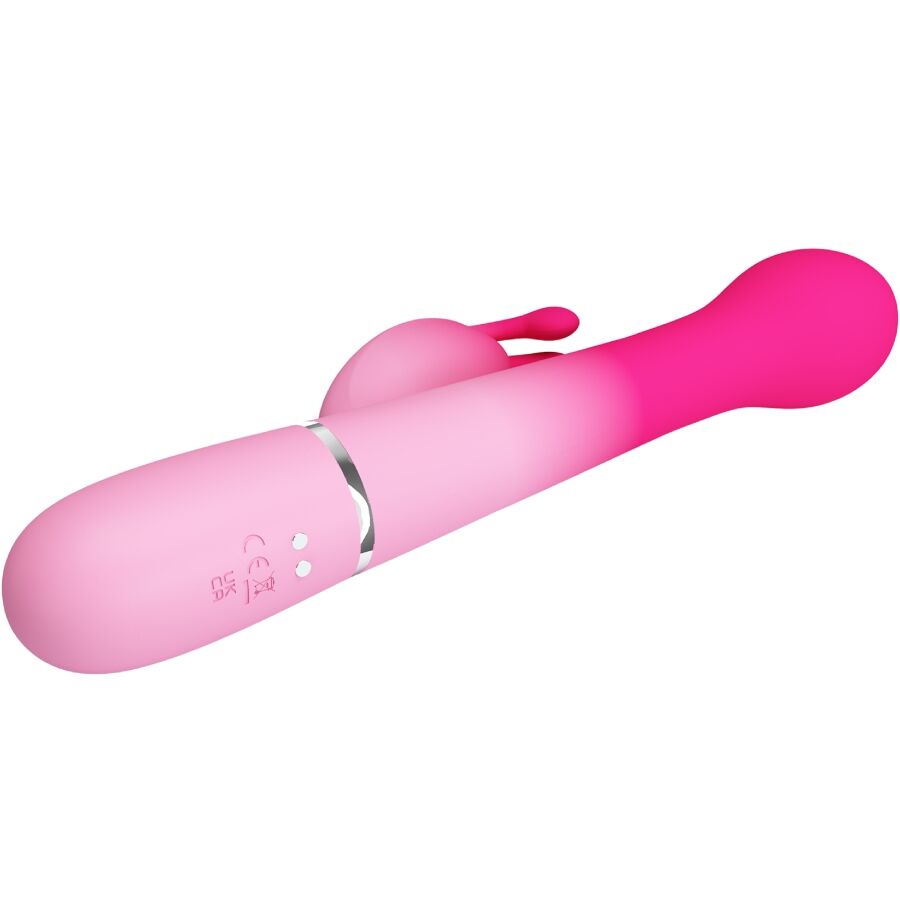 PRETTY LOVE - DEJON VIBRADOR RABBIT 3 EN 1 MULTIFUNCIÓN ROSA - Imagen 7