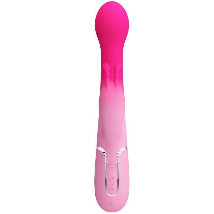 PRETTY LOVE - DEJON VIBRADOR RABBIT 3 EN 1 MULTIFUNCIÓN ROSA - Imagen 9