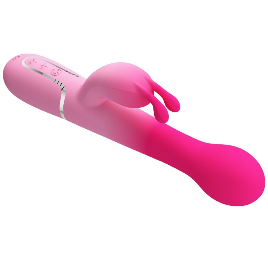 PRETTY LOVE - DEJON VIBRADOR RABBIT 3 EN 1 MULTIFUNCIÓN ROSA - Imagen 3