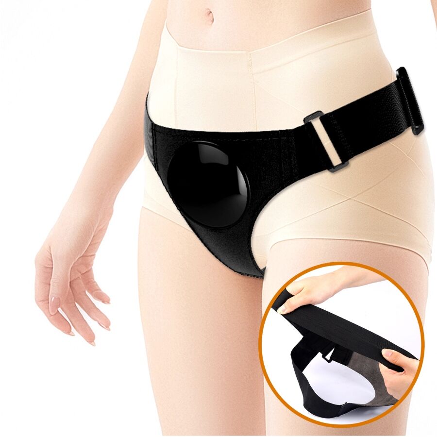 PRETTY LOVE - HARNESS BRIEFS UNIVERSAL CON DILDO VIBRACIÓN Y SQUIRTING 15.5 CM MULATO - Imagen 5