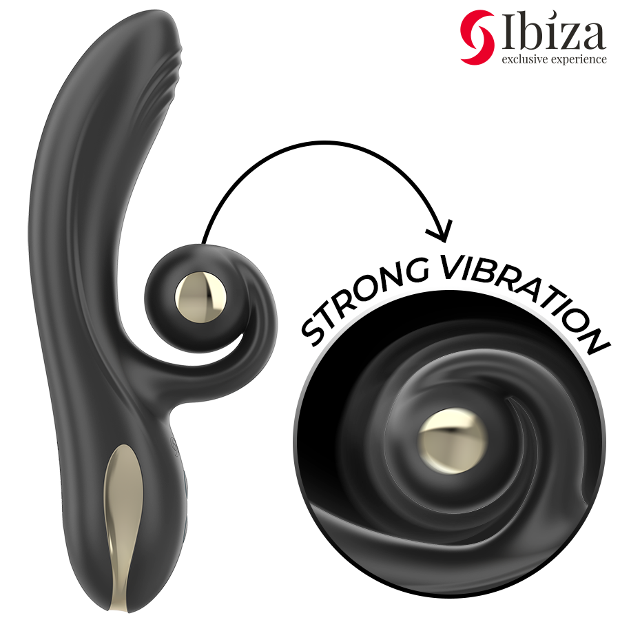 IBIZA - VIBRADOR TWISTER CON ESTIMULADOR CURVE Y VIBRO-ROTACIÓN - Imagen 7