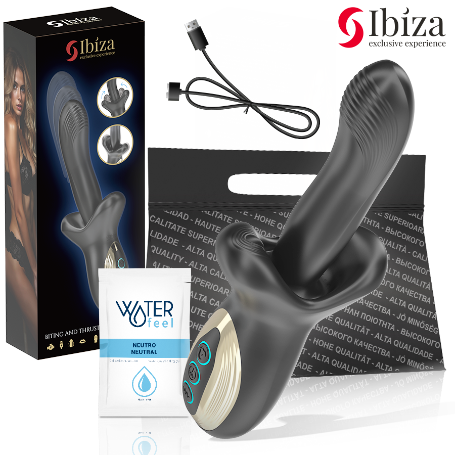 IBIZA – POTENTE VIBRADOR EFECTO THRUSTING Y BITING