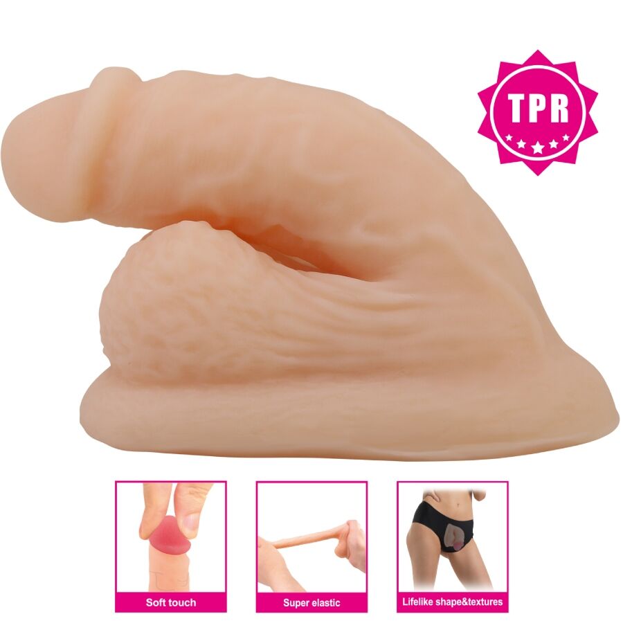 PRETTY LOVE - WILDON DILDO ULTRA REALÍSTICO Y ELÁSTICO 10 CM NATURAL - Imagen 7