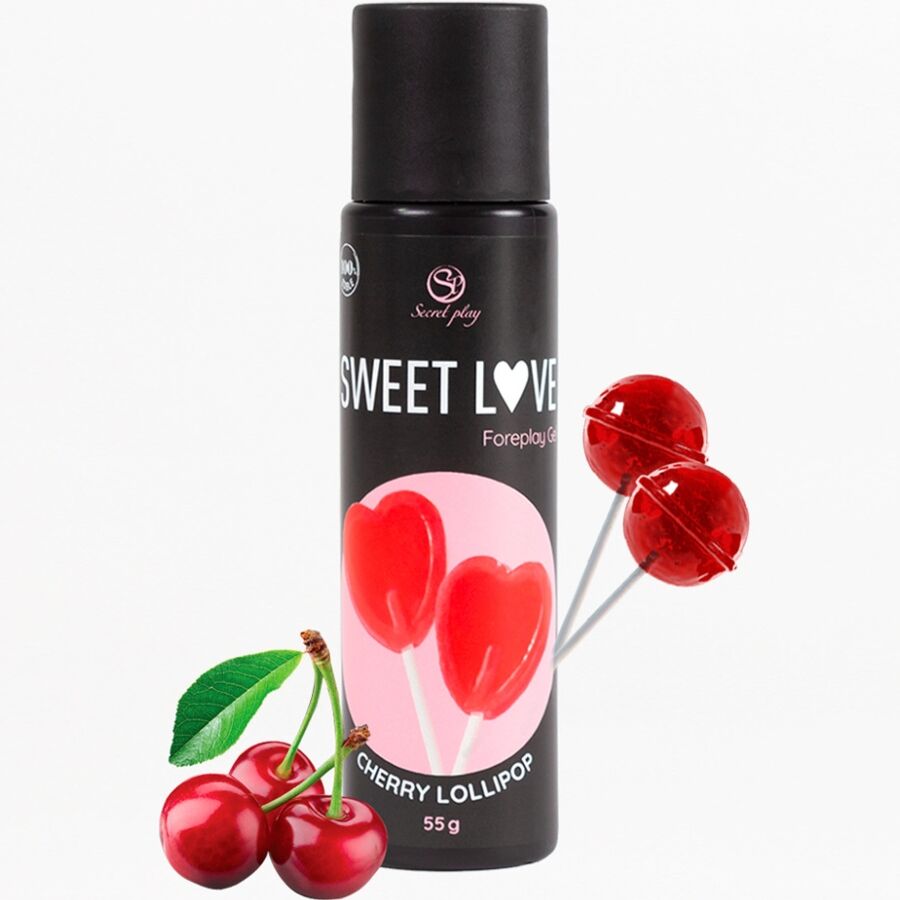 SECRETPLAY – CEREZA LOLLIPOP GEL SWEET LOVE 60 ML