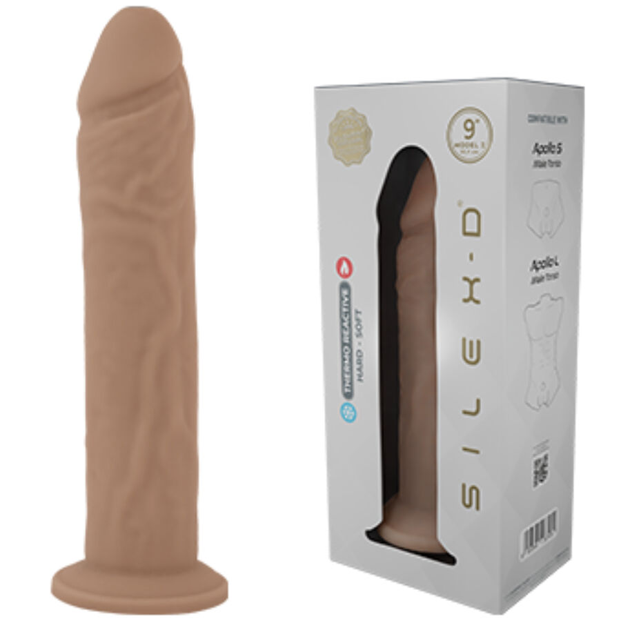 SILEXD – PENE REALÍSTICO MODELO 9 SILICONA LÍQUIDA 22.8 CM