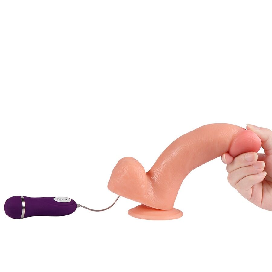 SHEQU - PHANTOM DILDO VIBRADOR CON CONTROL REMOTO 20 CM - Imagen 4