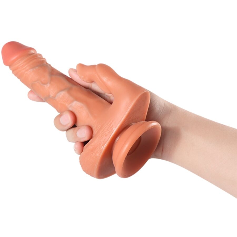SHEQU - JULIAN DILDO Y ESTIMULADOR DE CLÍTORIS CON VIBRACIÓN Y CONTROL REMOTO 16 CM - Imagen 9