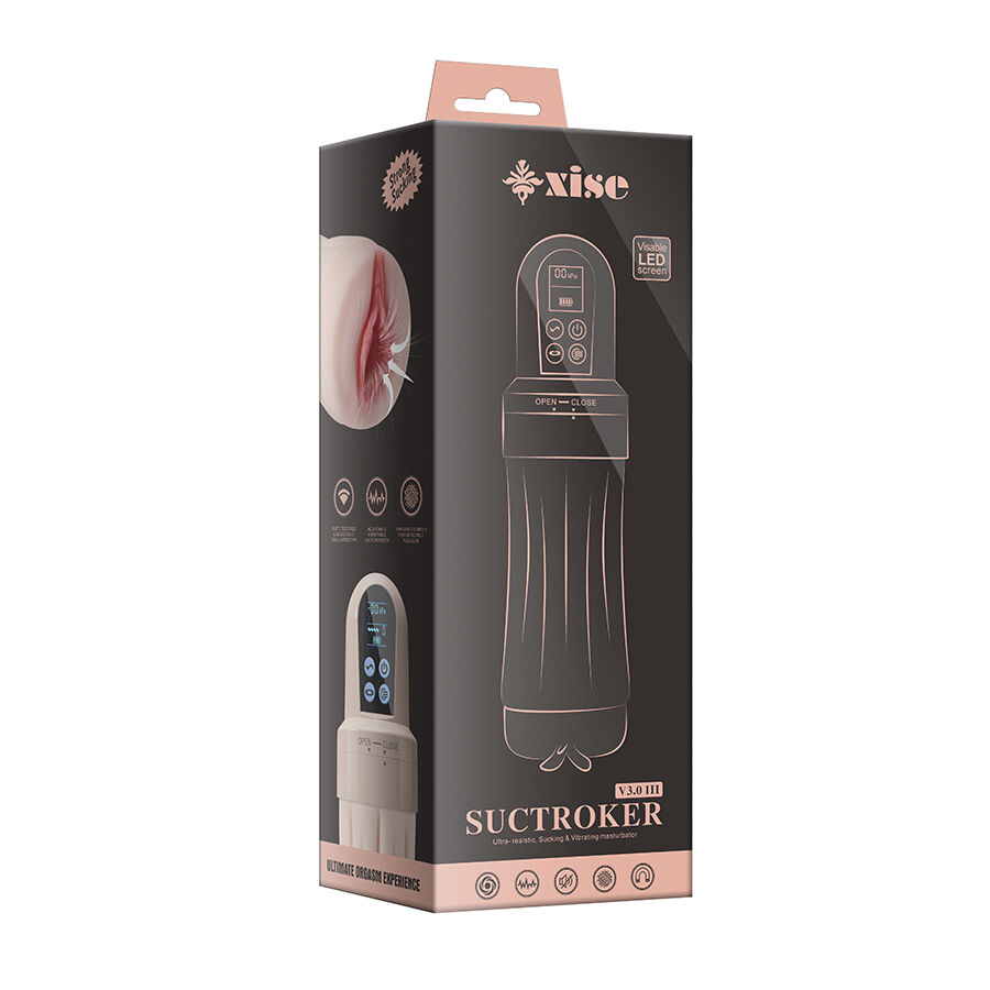XISE - SUCTROKER V3.0 III MASTURBADOR VAGINA CON VIBRACIÓN - Imagen 7