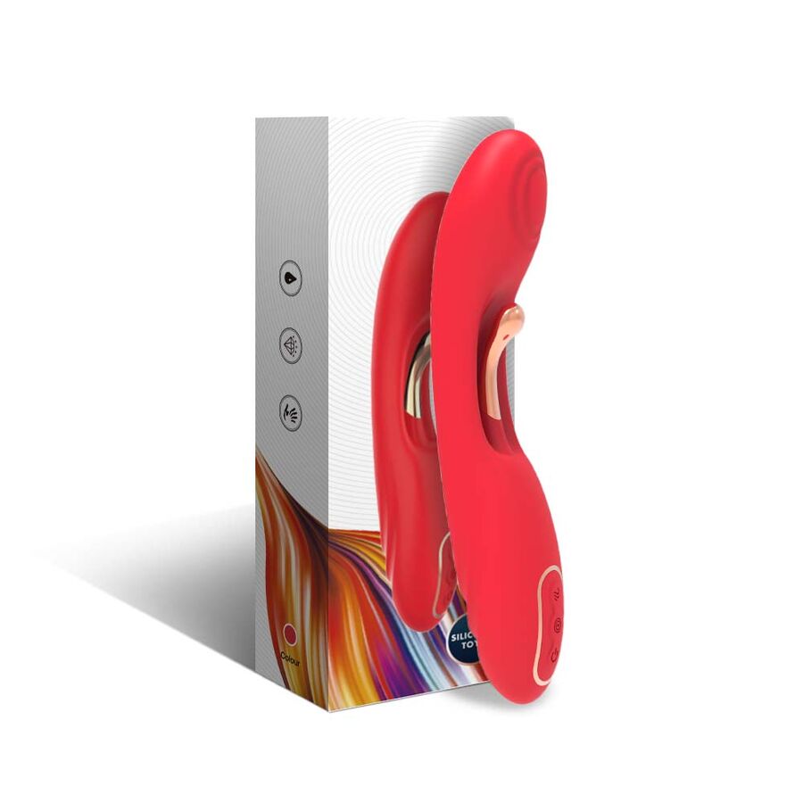 ARMONY – VIBRADOR CON LENGUA OSCILANTE ROJO
