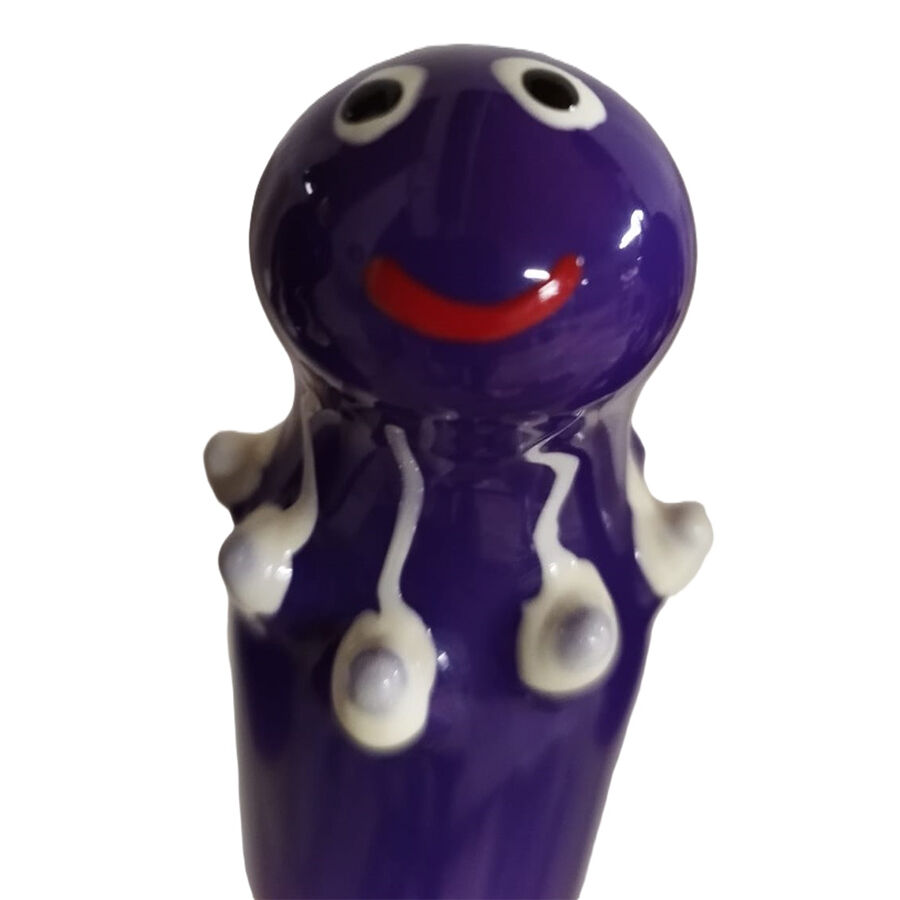 CONDOMERIE – PRESERVATIVO DECORATIVO PINTADO A MANO PULPO MORADO