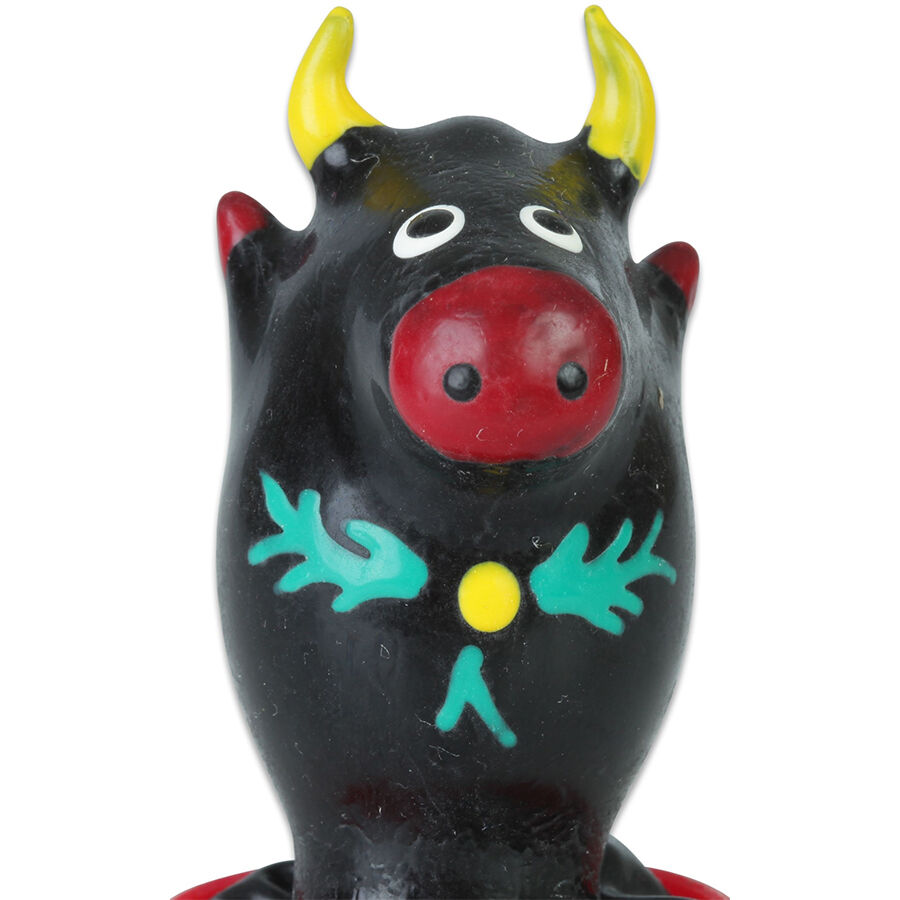 CONDOMERIE – PRESERVATIVO DECORATIVO PINTADO A MANO TORO NEGRO MODELO 1