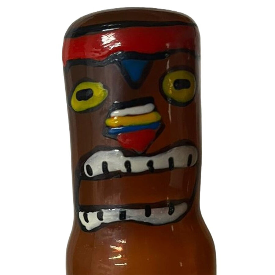 CONDOMERIE – PRESERVATIVO DECORATIVO PINTADO A MANO TOTEM TIKI-HAWAII-03