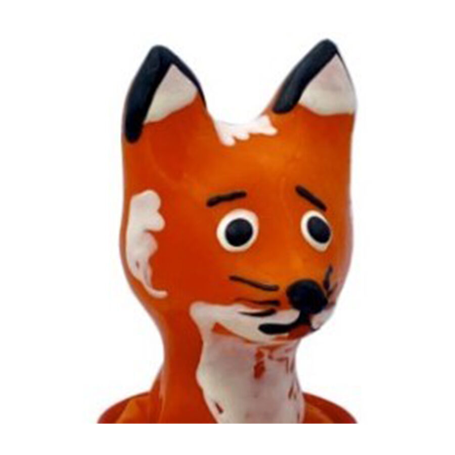 CONDOMERIE – PRESERVATIVO DECORATIVO PINTADO A MANO ZORRO MARRÓN RÁPIDO