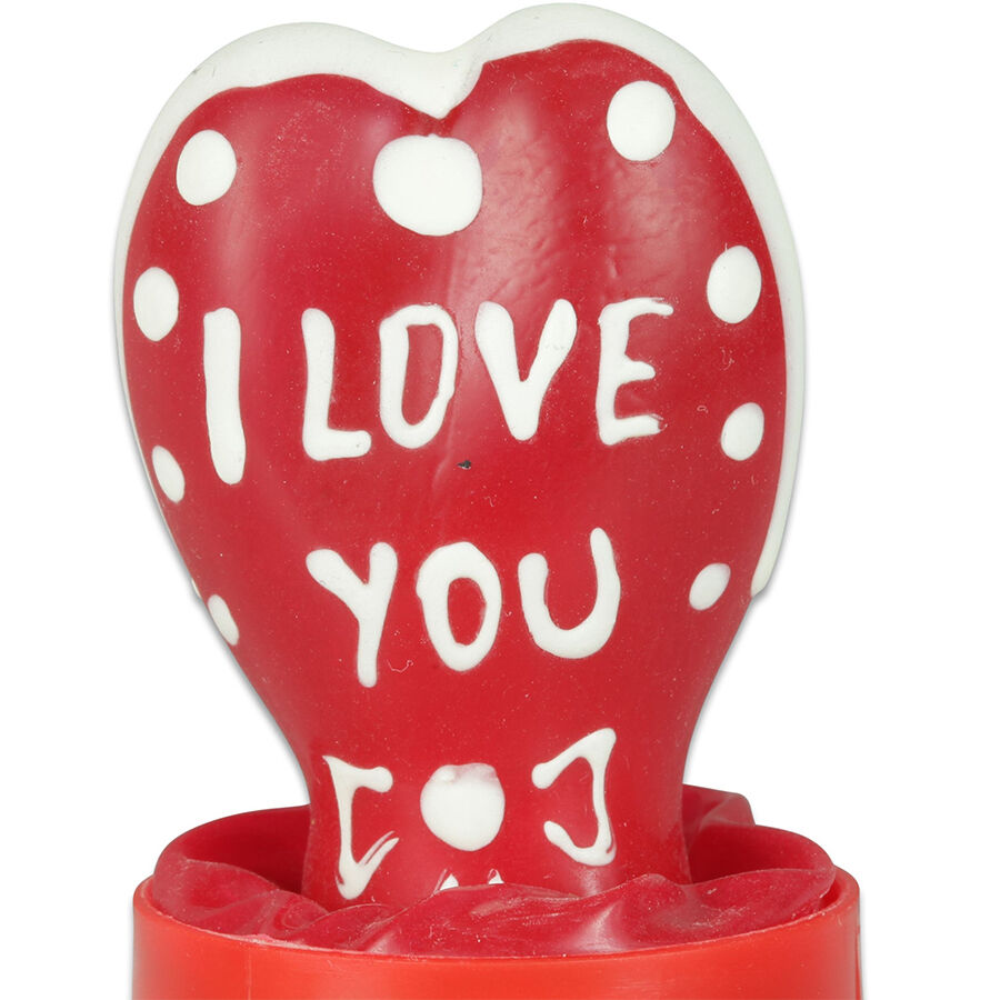 CONDOMERIE – PRESERVATIVO DECORATIVO PINTADO A MANO CORAZÓN – TE AMO MODELO 2