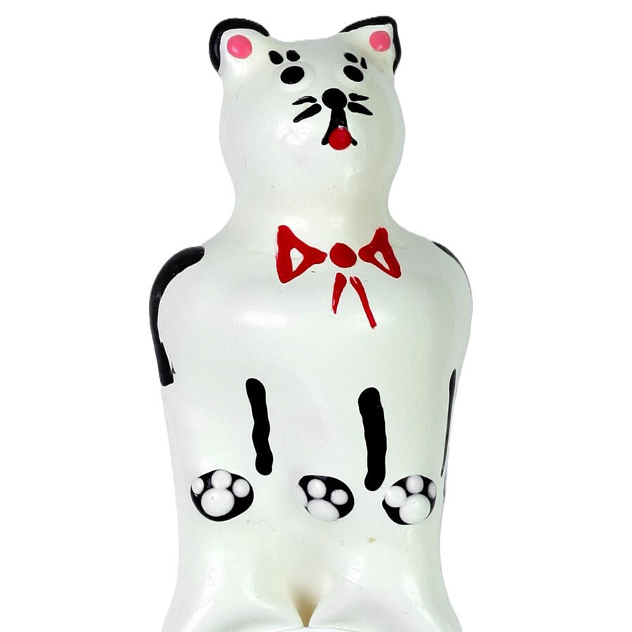 CONDOMERIE – PRESERVATIVO DECORATIVO PINTADO A MANO GATO MODELO XL