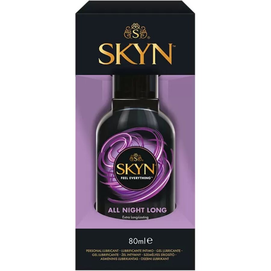 SKYN – LUBRICANTE ALL NIGHT LONG BASE DE SILICONA 80 ML