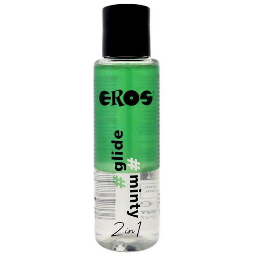 EROS – LUBRICANTE «2 EN 1» GLIDE MINTY BASE DE SILICONA 100 ML
