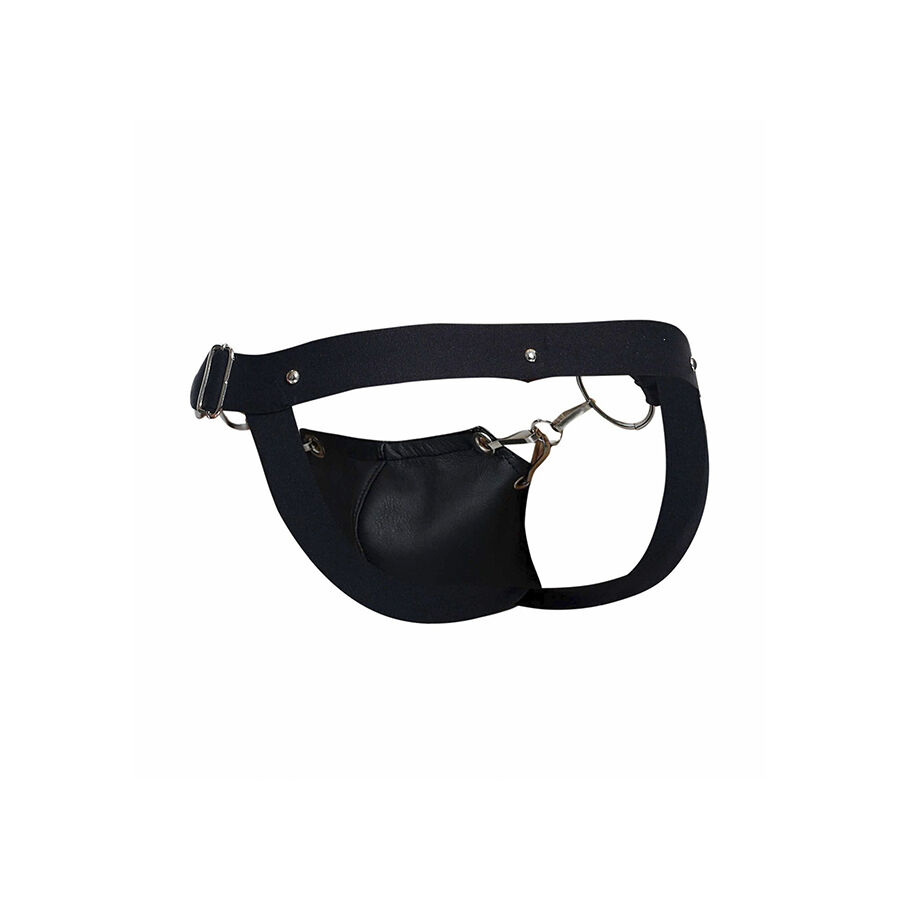 MOB - DNGEON JOCKSTRAP NEGRO A PRESIÓN TALLA ÚNICA - Imagen 10