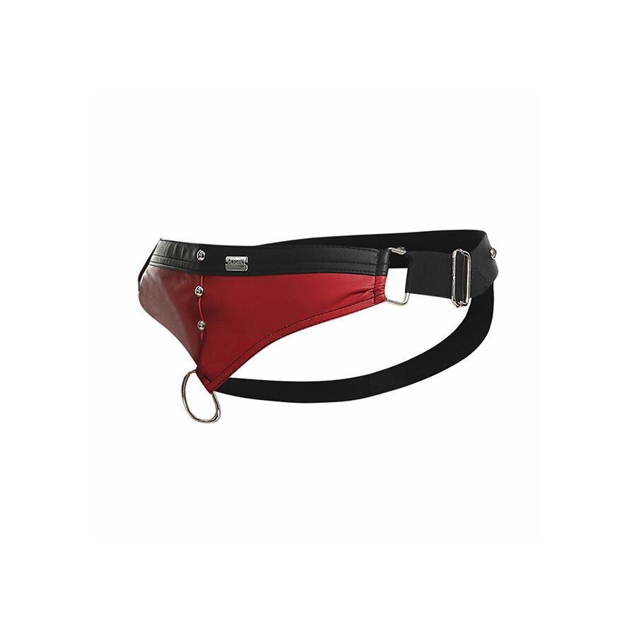 MOB - DNGEON JOCKSTRAP ANILLO PARA EL PENE ROJO TALLA ÚNICA - Imagen 6