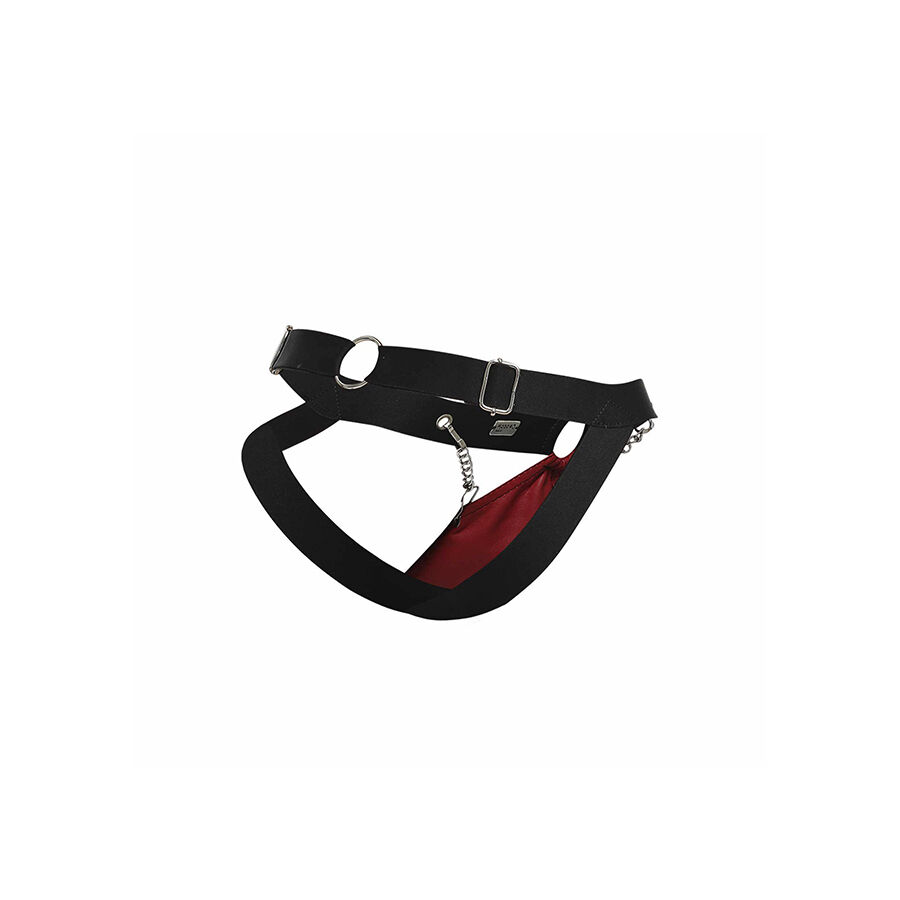 MOB - DNGEON JOCKSTRAP ROJO CON CADENAS TALLA ÚNICA - Imagen 7