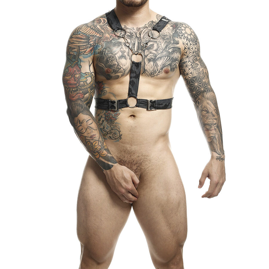 MOB – DNGEON ARNÉS PLATEADO CON CADENAS TALLA ÚNICA