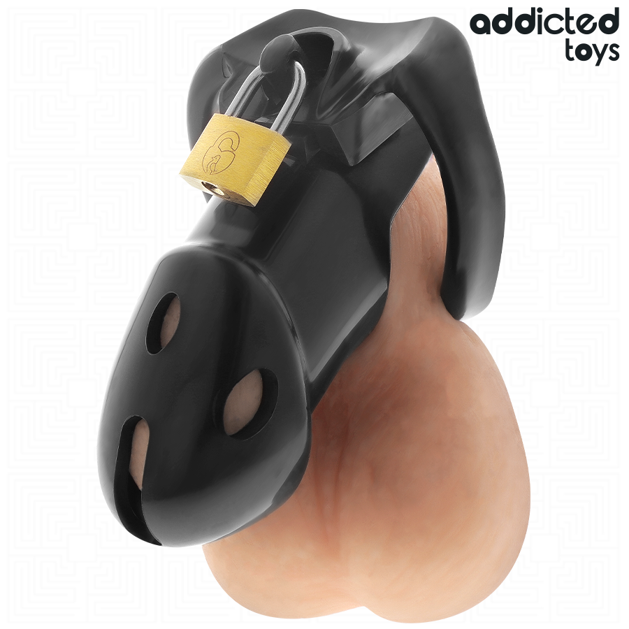 ADDICTED TOYS LOCKED - UNBROKEN DEN JAULA PARA PENE 9,8 CM - Imagen 6