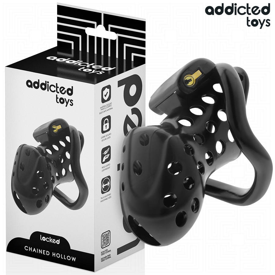 ADDICTED TOYS LOCKED – CHAINED HOLLOW JAULA PARA PENE 10,5 CM