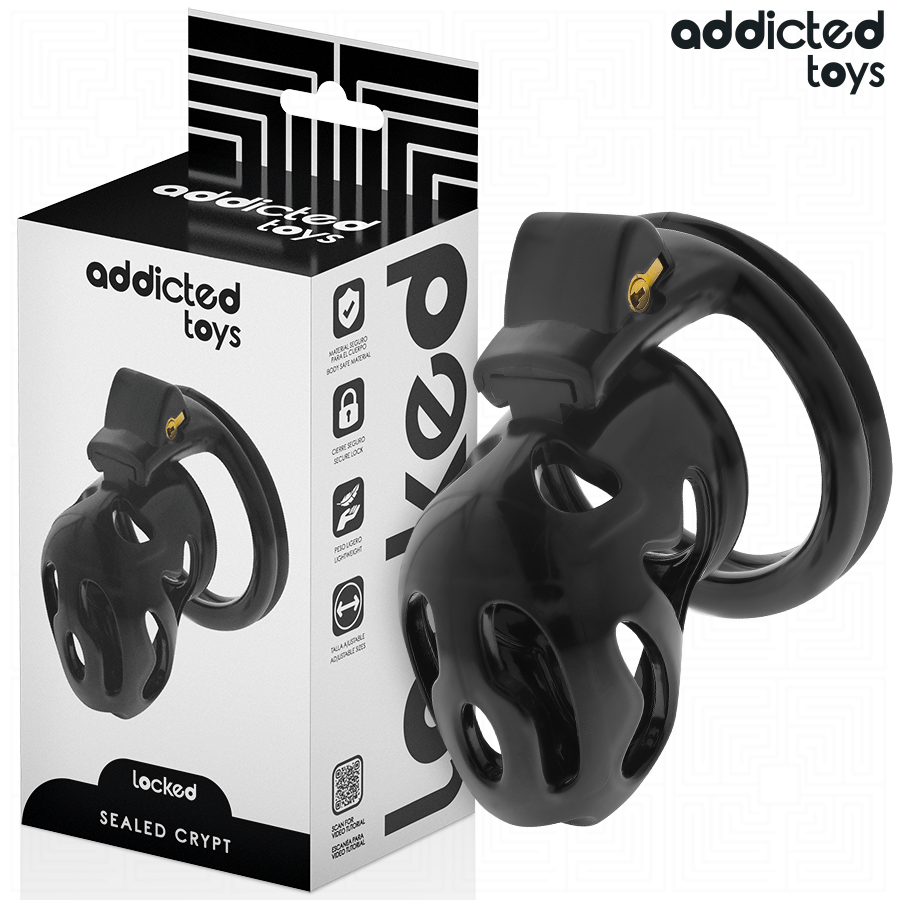 ADDICTED TOYS LOCKED – SEALED CRYPT JAULA PARA PENE 8 CM