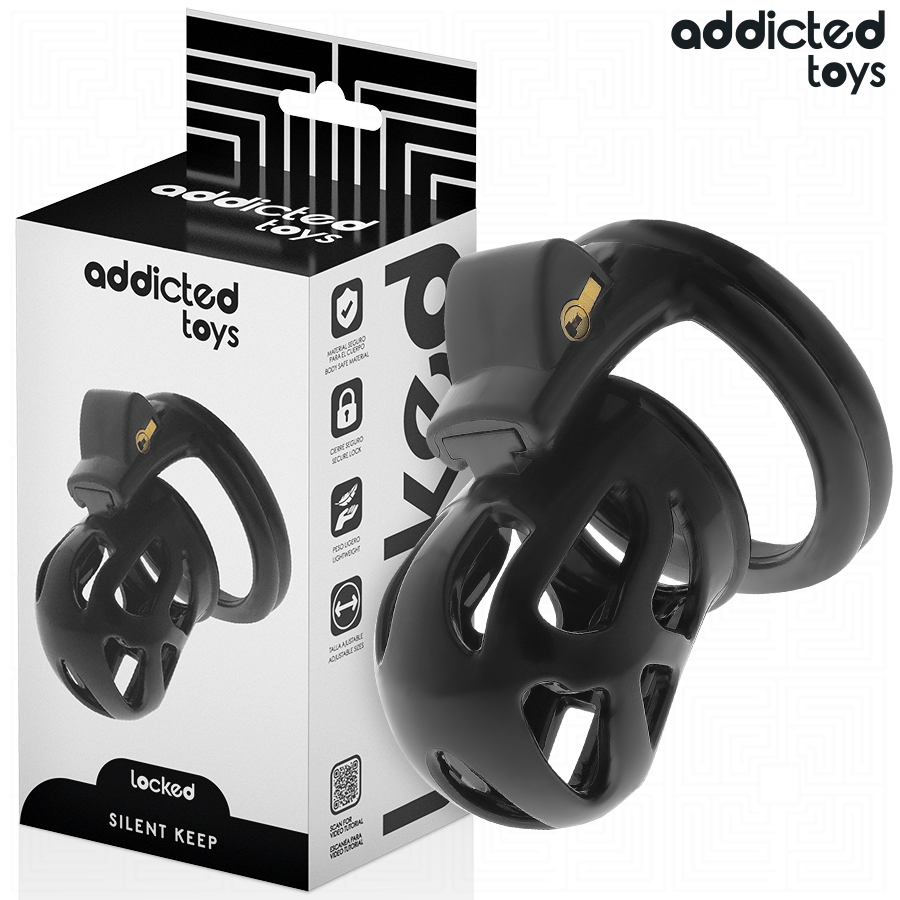 ADDICTED TOYS LOCKED – SILENT KEEP JAULA PARA PENE 7,5 CM