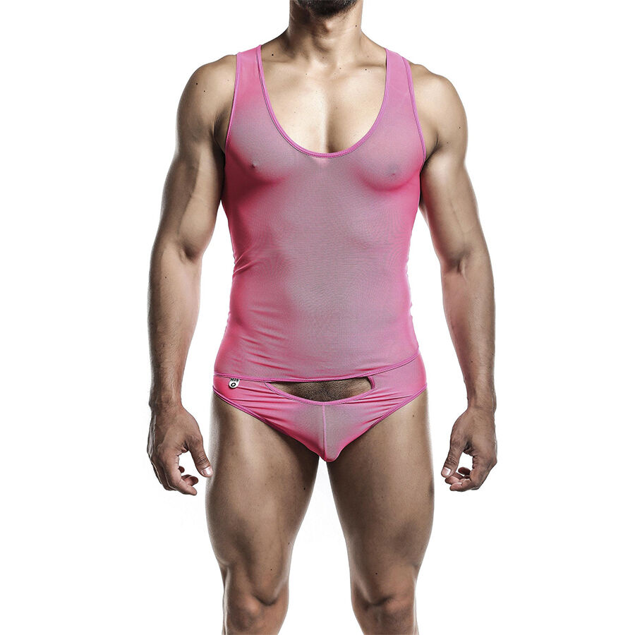 MOB – BODYSHEER TRANSPARTE ROSA TALLA S/M