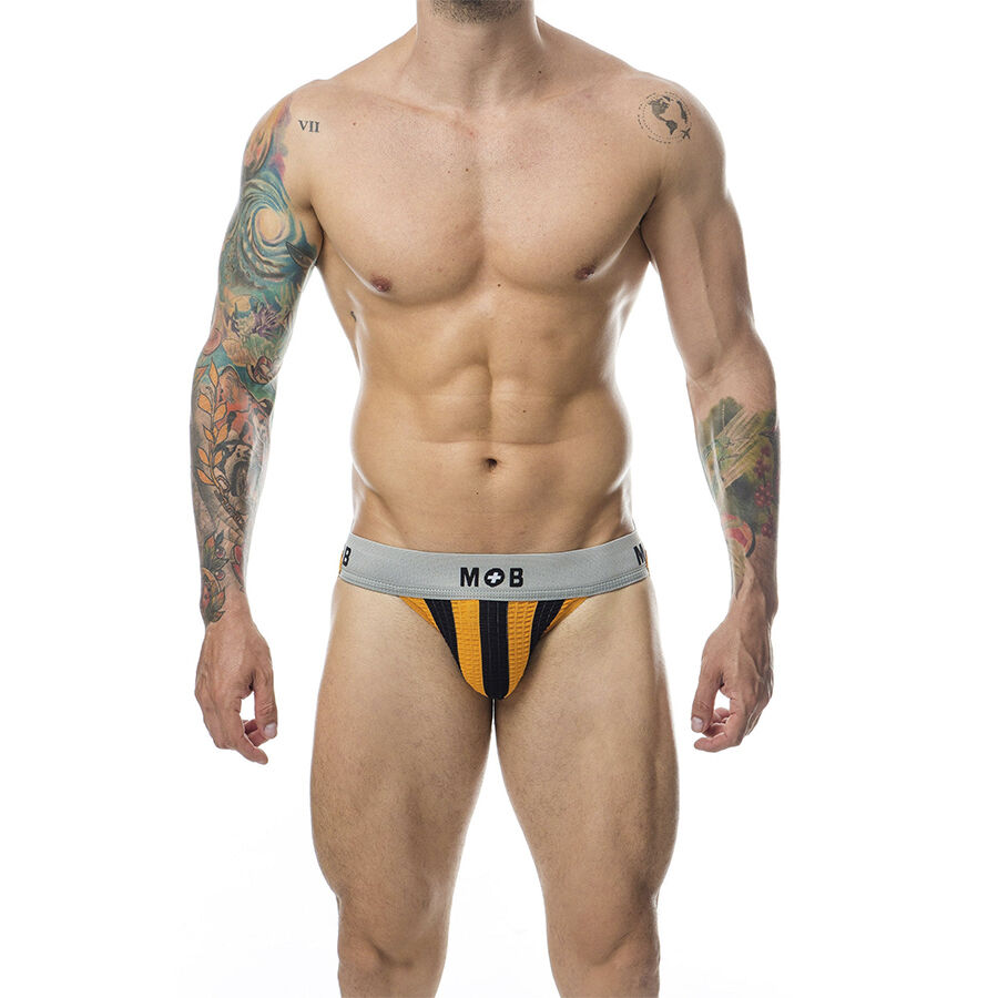 MOB – JOCK CLASICO STRIPE NARANJA TALLA S