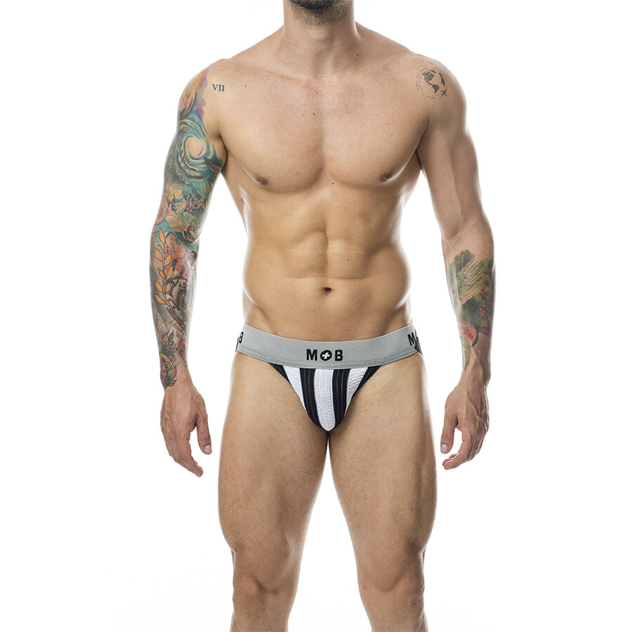 MOB – JOCK CLASICO STRIPE BLANCO TALLA S