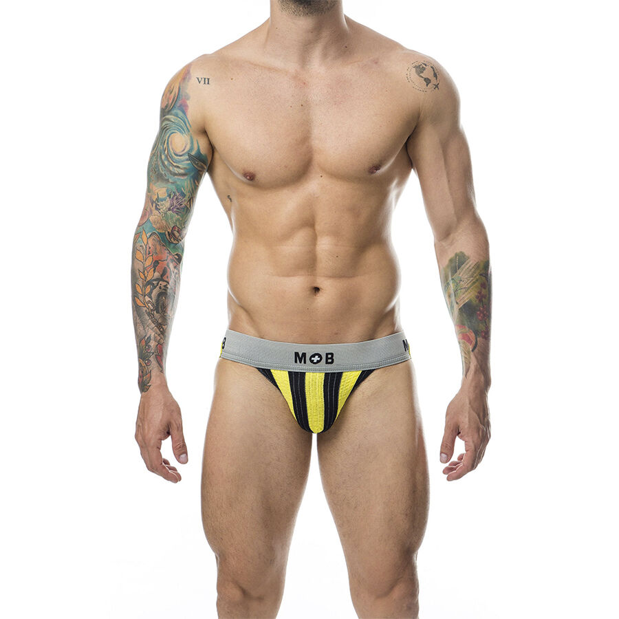 MOB - JOCK CLASICO STRIPE AMARILLO TALLA S - Imagen 7