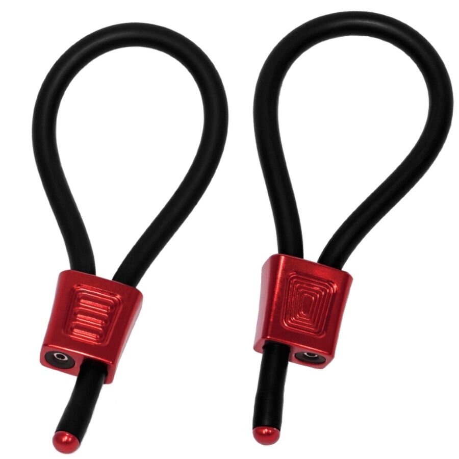 ELECTRASTIM – PRESTIGE ELECTRA LOOPS ANILLOS DE PENE AJUSTABLES ROJO
