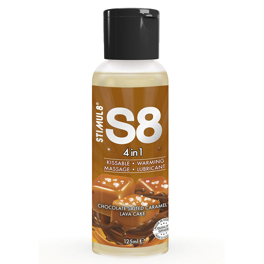 STIMUL8 – S8 4 EN 1 LUBRICANTE POSTRE CHOCOLATE Y CARAMELO SALADO 125 ML
