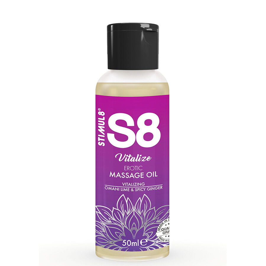 STIMUL8 – S8 VITALIZE ACEITE DE MASAJE ERÓTICO LIMA 50 ML