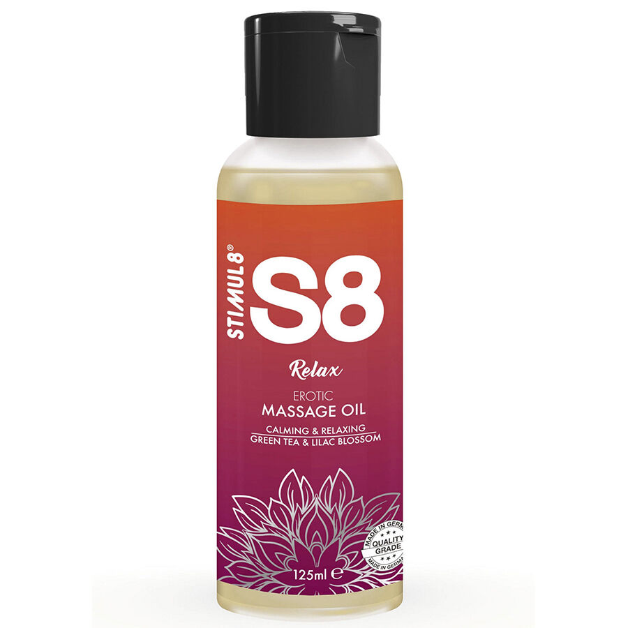 STIMUL8 – S8 RELAX ACEITE DE MASAJE TÉ VERDE 125 ML