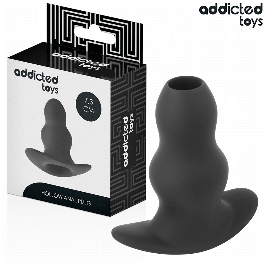 ADDICTED TOYS – PLUG ANAL HUECO SILICONA TALLA S 7,3 CM