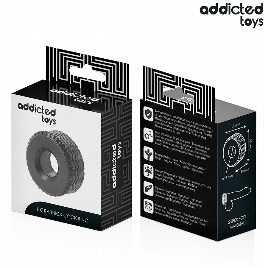 ADDICTED TOYS - ANILLO PARA EL PENE EXTRA GRUESO - Imagen 7