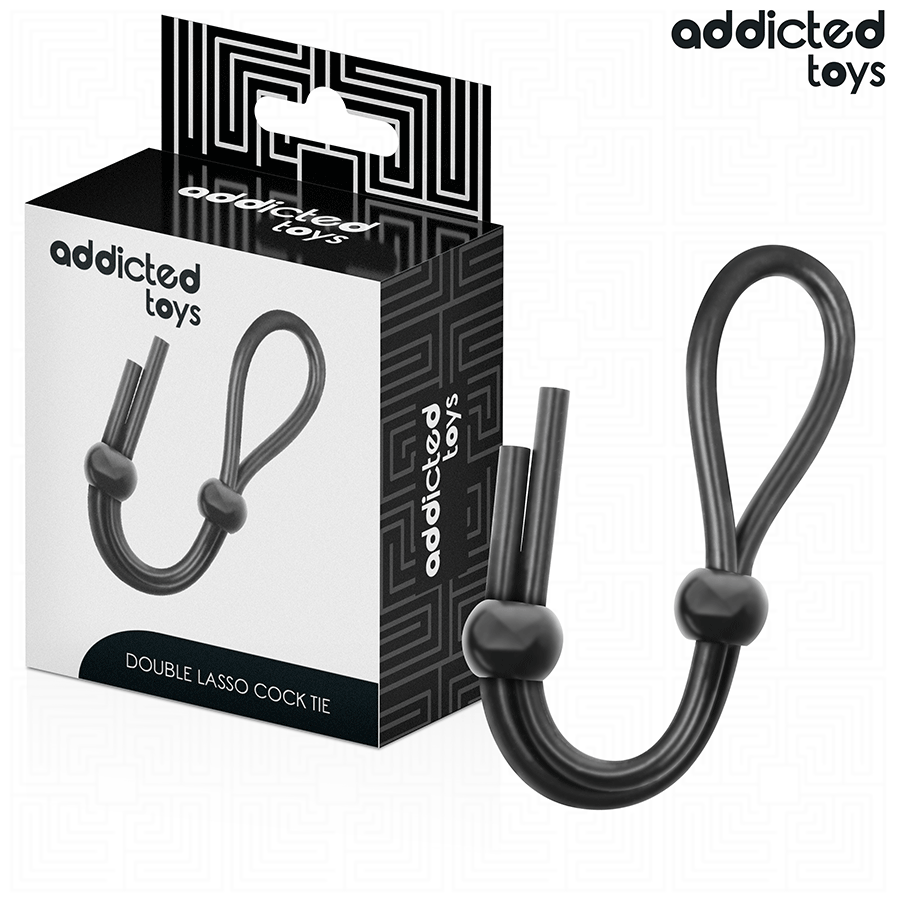 ADDICTED TOYS – CUERDA SILICONA PARA EL PENE DE LAZO DOBLE