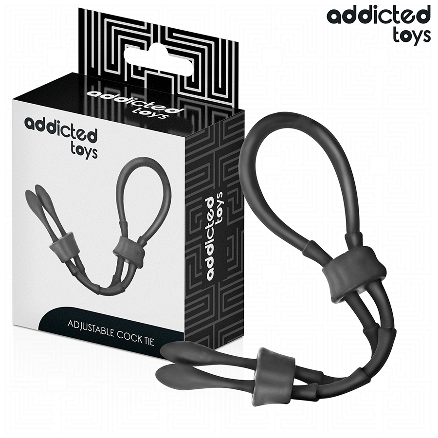 ADDICTED TOYS – CUERDA SILICONA AJUSTABLE PARA EL PENE